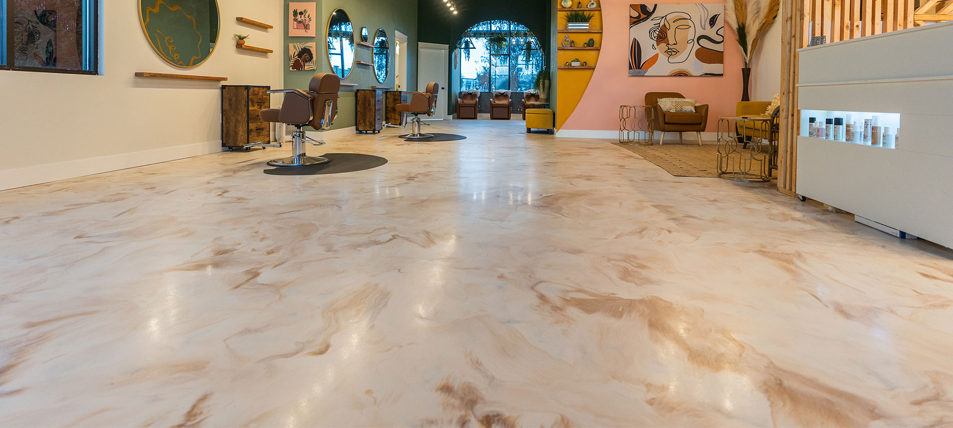 Business Interior Epoxy Flooring